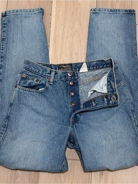 Gap Special Edition Button Fly Loose Fit Jeans Size 4